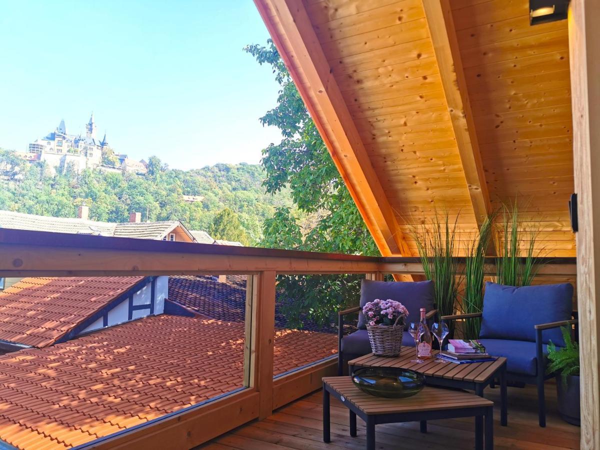 Das Chalet Mit Schlossblick In Wernigerode Exterior photo